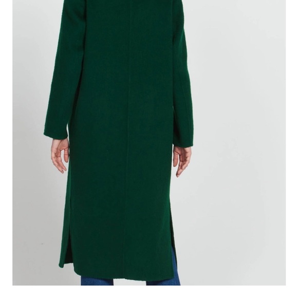 Sandro Green Wool Coat - Picture 2 of 9